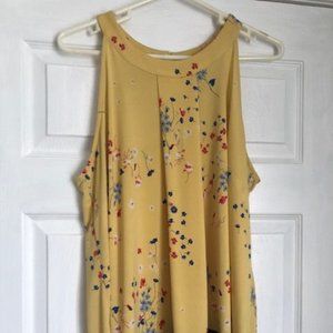 Sleeveless Yellow Shirt